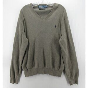 Ralph Lauren Polo Sweater XL Pullover Pony Preppy Pima Cotton Knit